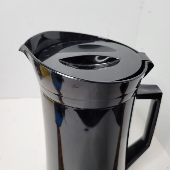 Bolta Black Pitcher Container Home Goods Kitchen Tea Water Juice Milk - Picture 2 of 16
